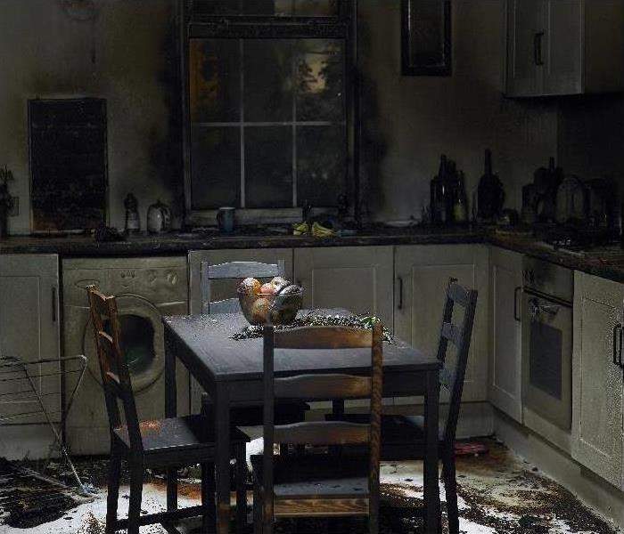 Kitchen After Fire
