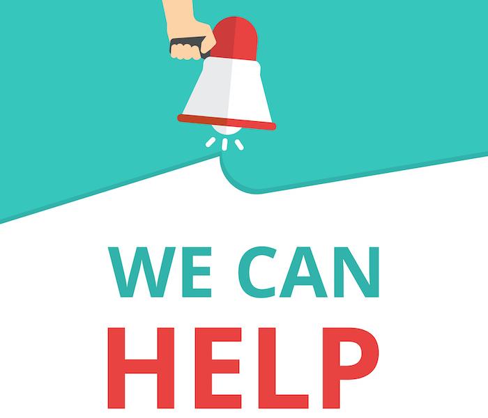 "We can help"